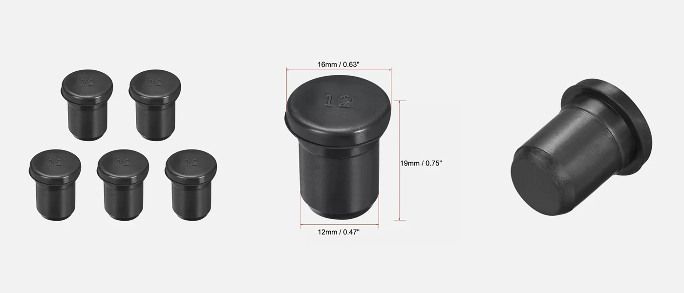 Rubber Stopper SBR 12mm Seal Hole Insert Stopper for Cable Gland Rubber Stopper SBR 12mm Seal Hole Insert Stopper for Cable Gland